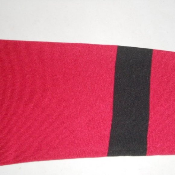 Womens Exclusively Misook Open Jacket Cardigan Brick Red Black Accents Medium - Picture 5 of 6